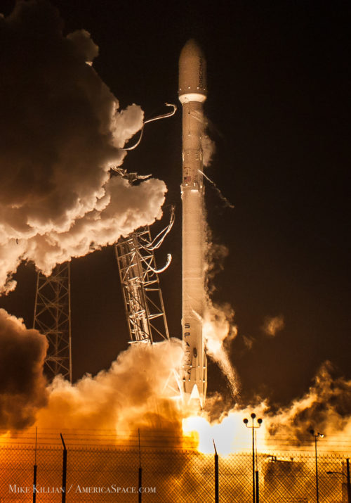 SpaceX OG-2 launch Dec. 21, 2015, Cape Canaveral, Fla. SpaceX hopes to start launching from their new Texas launch site in 2018. Photo Credit: Mike Killian / AmericaSpace