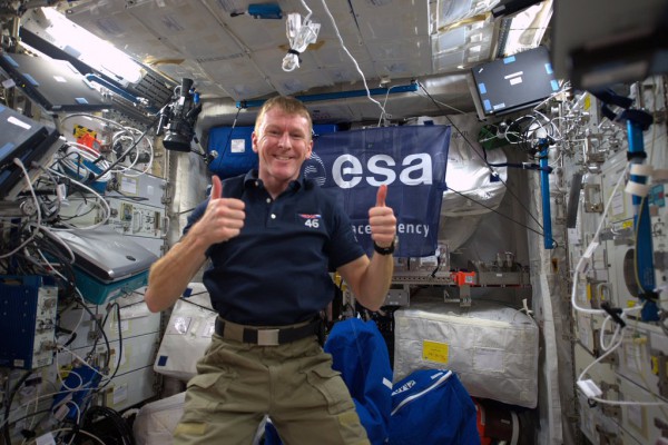 Tim Peake, recently pictured aboard Europe's Columbus laboratory, will support Scott Kelly and Tim Kopra in their EVA preparations. Photo Credit: NASA/Twitter/Tim Peake