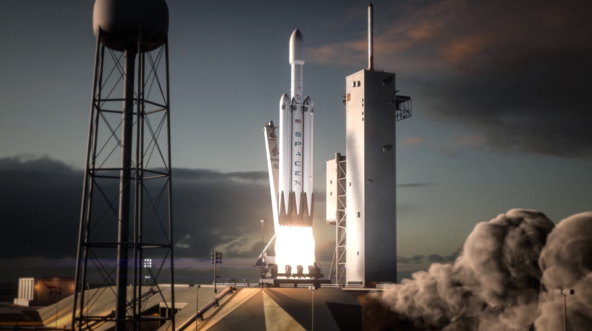 Propelled by its three 'cores', the Falcon Heavy is expected to make its maiden voyage in April 2016. This behemoth will cement its credentials as the most powerful rocket in current operational status, overtaking the Delta IV Heavy. Image Credit: SpaceX