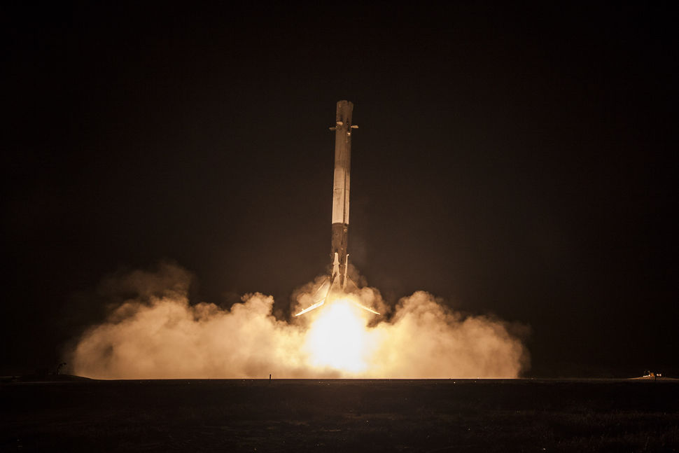 First successful SpaceX Falcon 9 first stage landing was achieved in December. Several more are planned in 2016. Photo Credit SpaceX