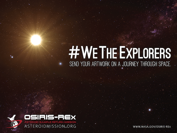 Promotional image for the We The Explorers campaign. Image Credit: NASA