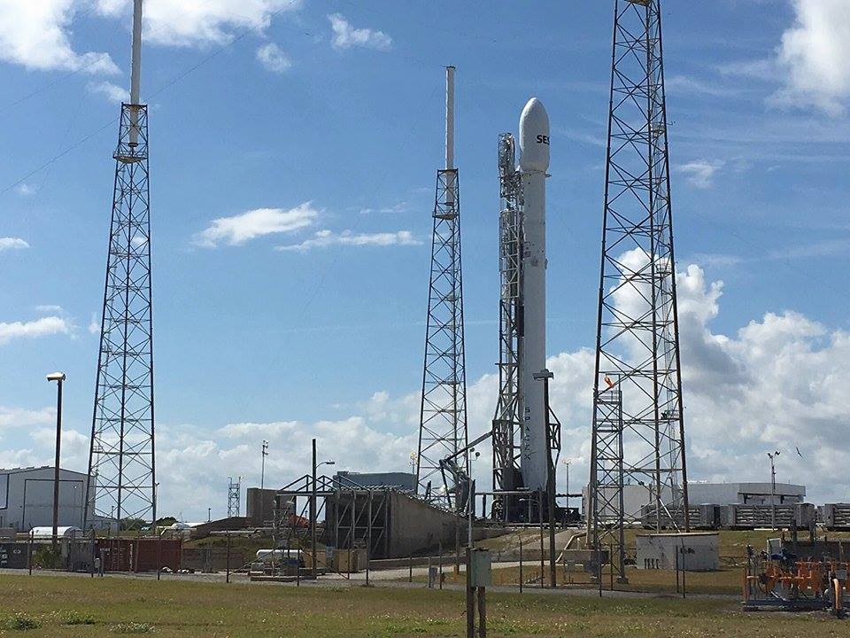 Tomorrow's opening launch attempt will be the Upgraded Falcon 9's first foray towards Geostationary Transfer Orbit (GTO). Photo Credit: 45th Space Wing
