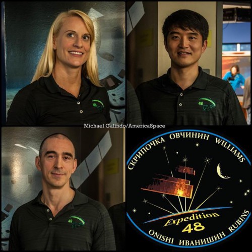The Soyuz-MS crew will form the second half of Expedition 48, before rotating into the core of Expedition 49, under Anatoli Ivanishin's command. Photo Credit: Michael Galindo/AmericaSpace