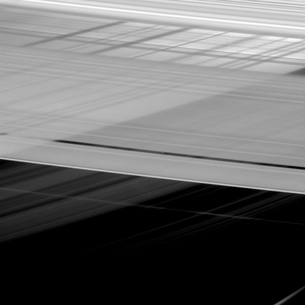 An impressive view of a part of Saturn's rings with the planet in the background, as seen by Cassini on February 2016. During the final orbits of the Grand Finale, the spacecraft's view of the rings is poised to be much more spectacular. Image Credit: NASA/JPL-Caltech/Space Science Institute