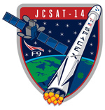 Official mission emblem for the JCSAT-14 payload. Image Credit: SKY Perfect JSAT
