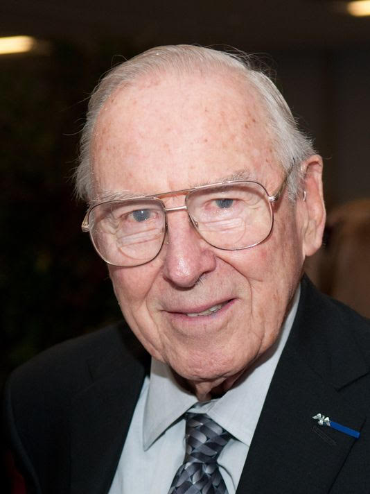 Retired astronaut Navy Capt. James A. Lovell Jr., 88, received the National Air and Space Museum's Lifetime Achievement Award. Photo Credit U.S. Navy.