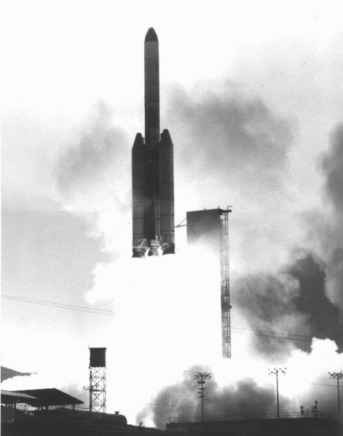 Titan III-D launch. Photo: USAF
