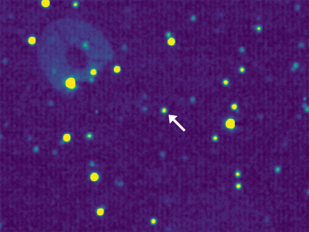 Image from New Horizons showing the small KBO called 1994 JR1, taken in April 2016. Credits: NASA/JHUAPL/SwRI