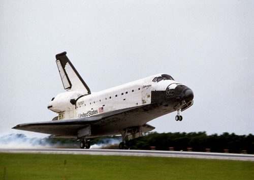 Wrapping up a record-setting flight of almost 17 days in space, STS-78 restored Columbia as the unrivaled holder of the longest single mission in the shuttle fleet. From March 1995 until July 1996, her sister Endeavour held the record. Photo Credit: NASA, via Joachim Becker/SpaceFacts.de