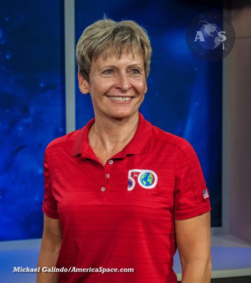 Peggy Whitson is already the world's most experienced female space traveler and the second most experienced female spacewalker. She may push herself into first place on both fronts during Expeditions 50/51, as well as securing the record for the most experienced U.S. astronaut. Photo Credit: Michael Galindo/AmericaSpace