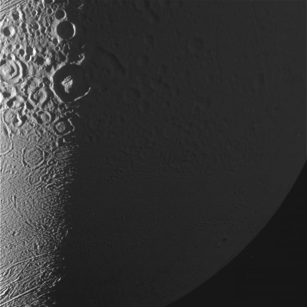 A bit closer: another raw image from Cassini's latest flyby of Enceladus. Photo Credit: NASA/JPL-Caltech