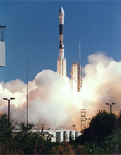 Mars Global Surveyor launches 20 years ago, today, aboard a Delta II booster. Photo Credit: NASA
