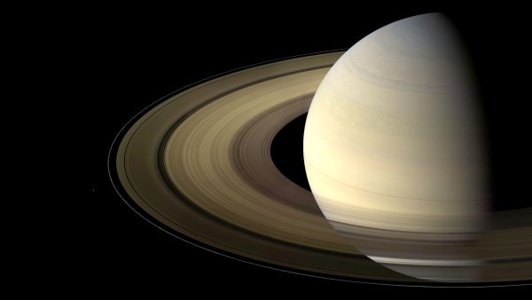 View from Cassini of Saturn and its main rings. Photo Credit: NASA/JPL-Caltech/Space Science Institute
