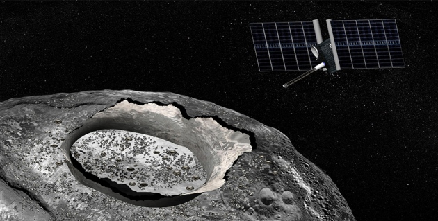 Psyche will arrive at the metal asteroid 16 Psyche in 2030, the first-ever visit to such an unusual body in the Solar System. Image Credit: NASA/JPL-Caltech