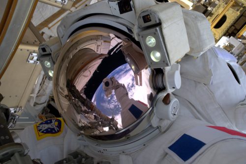 Thomas Pesquet was France's fourth spacewalker. Photo Credit: Thomas Pesquet/NASA/Twitter