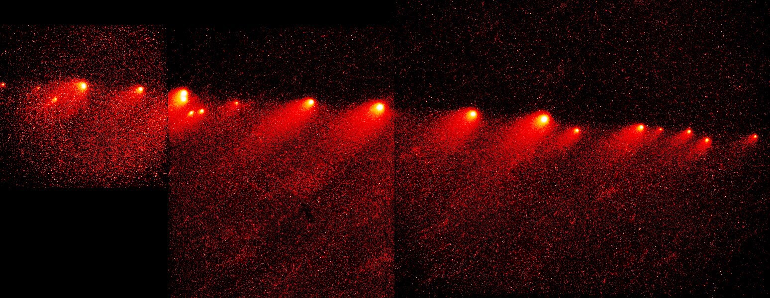 Remembering Comet Shoemaker Levy 9s Impact On Jupiter 23 Years Ago This Week Americaspace 