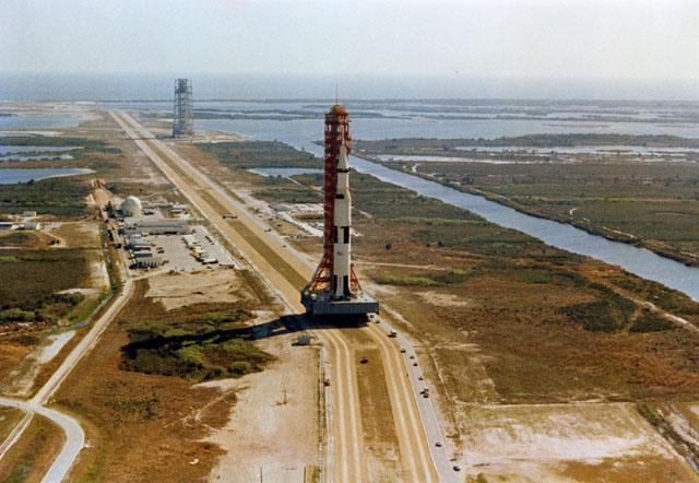 Lightning Towers Stand Tall at NASA Kennedy's Launch Pad 39B - NASA