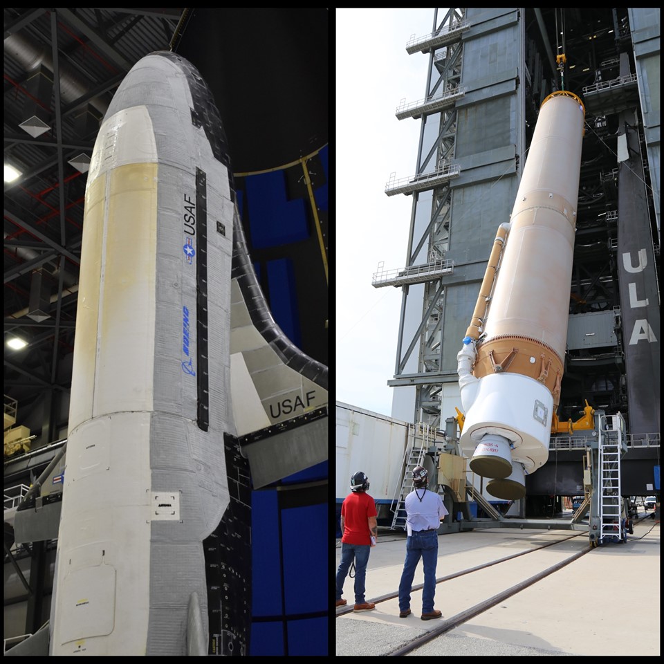 Atlas Rocket Stacked For May 16 Launch With X 37b Spaceplane