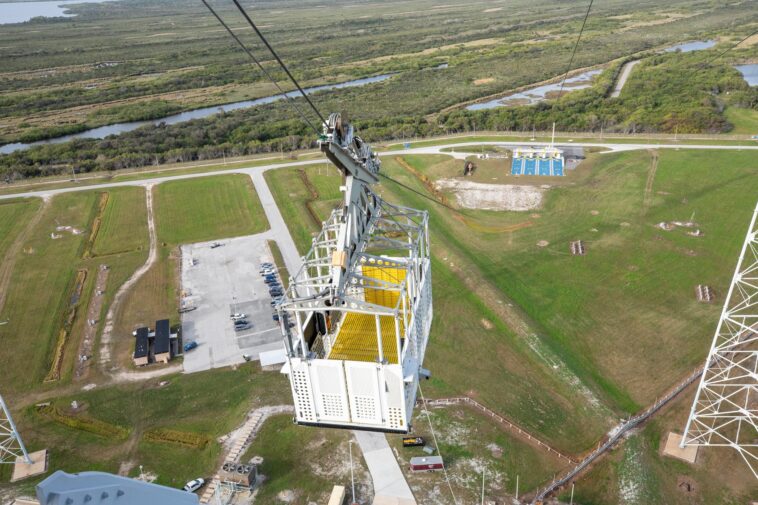NASA Assessments Cell Launcher’s Slidewire Baskets - Inter Space Sky Way